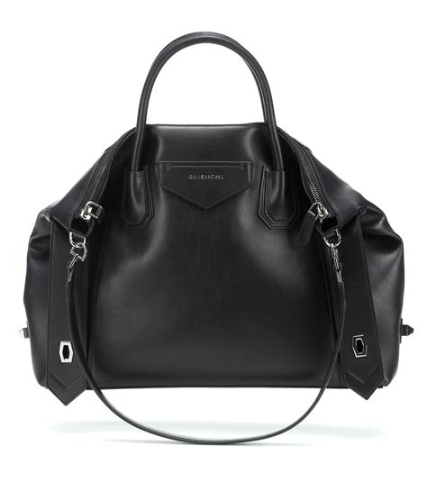 givenchy medium antigona pouch in black leather|givenchy antigona bag sale.